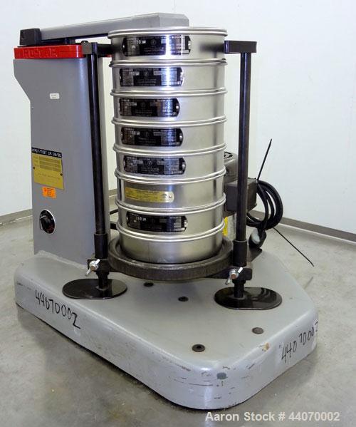 Used- W.S. Tyler Ro-Tap Testing Sieve Shaker, Model RX-29. 8" Diameter. 278 Revolutions per minute, 150 tappings per minute....
