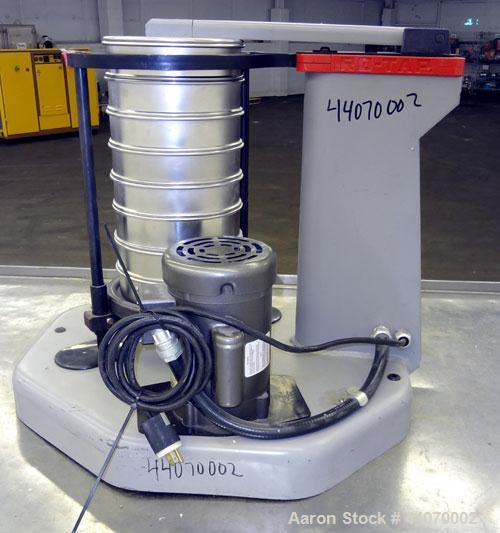 Used W.S. Tyler Ro-Tap Testing Sieve Shaker, Model RX-29. 8" Diameter. 278 Revolutions per minute, 150 tappings per minute. Driven by a 1/4hp, 115/208-230 volt, 1725 rpm motor. Base mounted.