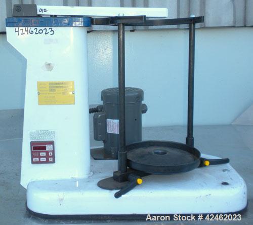 Used W.S. Tyler Ro-Tap Testing Sieve Shaker, Model RX29. 8" Diameter pans. Driven by a 1/4 hp, 1/60/115/230 volt, 1725 rpm motor. Base mounted. Built 2008.