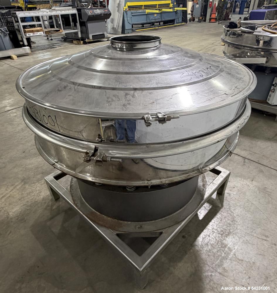 Used Stainless Steel Circular Screener – Single Deck, 2 Separation (44.5" Diamet
