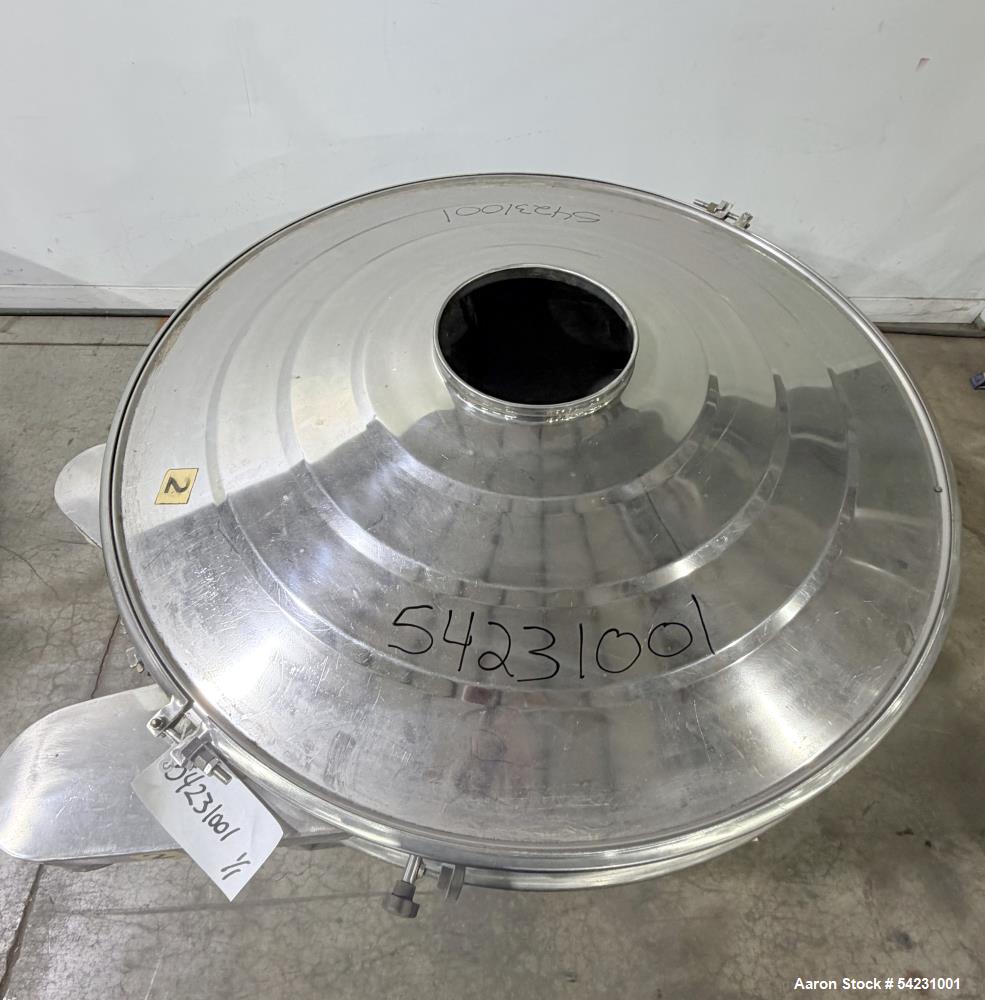 Used Stainless Steel Circular Screener – Single Deck, 2 Separation (44.5" Diamet