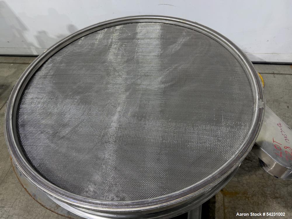 Used 44.5" Stainless Steel Circular Vibratory Screener – Double Deck