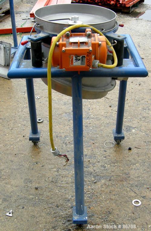 Used Stainless Steel Vorti-Siv Vibratory Sieving Machine, Model RVM-15E