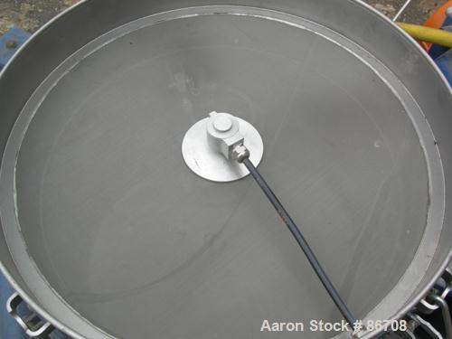 Used Stainless Steel Vorti-Siv Vibratory Sieving Machine, Model RVM-15E
