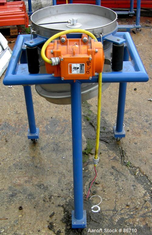 Used Stainless Steel Vorti-Siv Vibratory Sieving Machine, Model RVM-15E