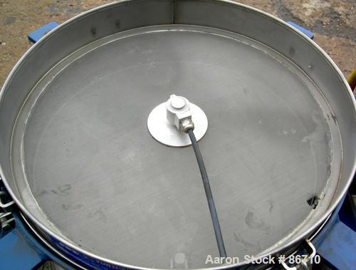 Used Stainless Steel Vorti-Siv Vibratory Sieving Machine, Model RVM-15E