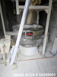 Used Kason K40-1-SS Vibroscreen Circular Sifter | 40" SS Single-Deck | 75 lbs/min | XP Motor | Built 2023