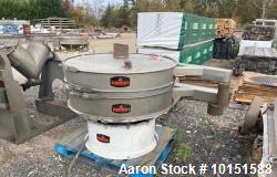 Used Kason K48-1-SS Single Deck Stainless Steel Separator Screener | 48" Vibratory Sifter