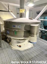 Used 60” Sweco Vibrating Screener | Model CL60S88LKWO | 2.5 HP | Single Deck | Stainless Contact | 2021