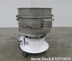 Sweco LS30S 30 Inch Circular Vibratory Screener - Used Stainless Separator