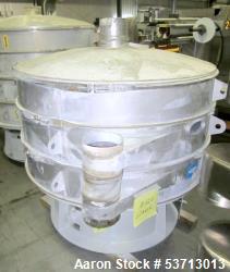 Used Sweco 60" Diameter Screener, Model LS60S101010108, Stainless Steel. Triple deck, 4 separation. Includes top cover. Driv...