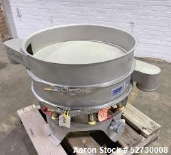 Unused- Sweco 30" Diameter Screener, Model MX30Y66LKSD, 316 Stainless Steel.  Single deck, 2 separation. Driven by a .5 HP, ...