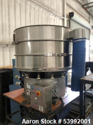 Used Sweco Separator, Vibro-Energy, 48" Stainless steel.  3 Deck.
