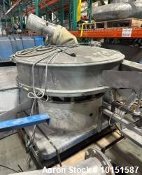 Used Sweco XS48S66TLUE Stainless Steel Vibratory Separator – 48” Diameter Single Deck Screener