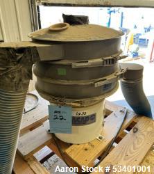 Used-Sweco Vibro-Energy Stainless Steel Separator, Model ZS24S444P3WC, Serial# 191649-
A01/19. With Leeson speed controller,...