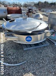  Sweco 72" Diameter Sifter / Screener, Stainless steel. Single Deck, 2 separation. (2) 10" Top Side ...