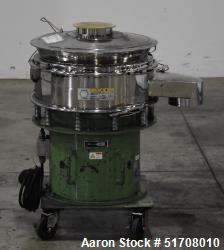 Used- Tokuju Vibrating Screener, Model TMR-50-1S