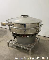 Used Stainless Steel Circular Screener – Single Deck, 2 Separation (44.5" Diamet