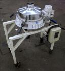 Used Russell Finex Compact Sieve, Model 27400, Stainless Steel. Approximate 14
