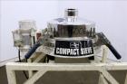 Used Russell Finex Compact Sieve, Model 27400, Stainless Steel. Approximate 14