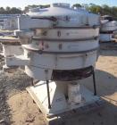 Used Allgaier Tumbler Screening Machine, model TSM-1200/3, stainless steel. 48