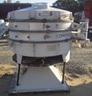 Used Allgaier Tumbler Screening Machine, model TSM-1200/3, stainless steel. 48