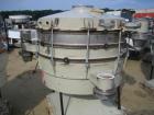 Used Allgaier Tumbler Screening Machine, model TSM-1200/3, stainless steel. 48