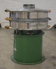 Used Dalton Circular Vibratory Screener, Model 501, 304 Stainless Steel. Approximate 20