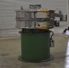 Used Dalton Circular Vibratory Screener, Model 501, 304 Stainless Steel. Approximate 20