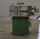 Used- Dalton Circular Vibratory Screener, Model 501, 304 Stainless Steel. Approximate 20