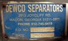 Used Stainless Steel Rebuilt Dewco Screener, 48