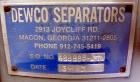 Used Stainless Steel Dewco Screener