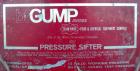Used Stainless SteelGump Pneumatic In-Line Screener, model CP-32