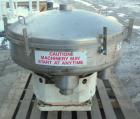 Used Gump Pneumatic In-Line Screener, model CP-32, 304 stainless steel. 36