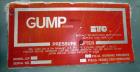 Used Gump Pneumatic Inline Screener, Model CP-43, 304 Stainless Steel.