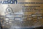 Used Kason Vibrating Screen Separator, Model 72-2AD-SS.