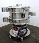 Used Kason Screener, Model K24-2-SS, 304 Stainless Steel. 24” Diameter, double deck, 3 separation. Stainless steel top cover. Driven by a 1/3hp, 3/60/575 volt, 1200 rpm motor. Mounted on a stainless ...