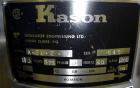 Used Kason Screener, Model K24-2-SS, 304 Stainless Steel. 24” Diameter, double deck, 3 separation. Stainless steel top cover. Driven by a 1/3hp, 3/60/575 volt, 1200 rpm motor. Mounted on a stainless ...