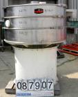 USED: Kason screener, model K-60-2-SS, 321 stainless steel. 60