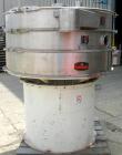 USED: Kason screener, model K-60-2-SS, 321 stainless steel. 60