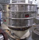 Used Kason Screener, Model K-72-2-SS, 304 stainless steel. 72