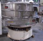 Used Kason Screener, Model K-72-2-SS, 304 stainless steel. 72