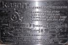 Used Kason Screener, Model K-72-2-SS, 304 stainless steel. 72