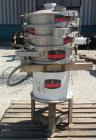 Used Kason Screener, Model K18-3-SS, 304 stainless steel. 18