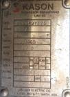 Used Kason Screener, Model K18-3-SS, 304 stainless steel. 18