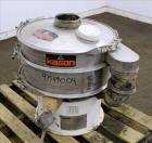 Used Kason Screener, Model K24-1-SS, 304 Stainless Steel.