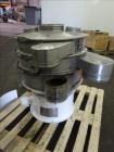 Used Kason Screener, Model K24-2-SS, 304 Stainless Steel.