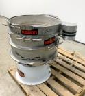 Used Kason Vibroscreen, Model  K-24-2 Stainless Steel, Single Deck.