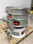 Used Kason Vibroscreen, Model  K-24-2 Stainless Steel, Single Deck.