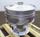 Unused- Kason VibroScreen Separator / Sifter, Model K30-1-SS, 304 Stainless Steel. 30